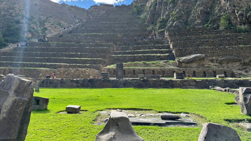 Admire Ollantaytambo, a majestic fortress surrounded by mystery.