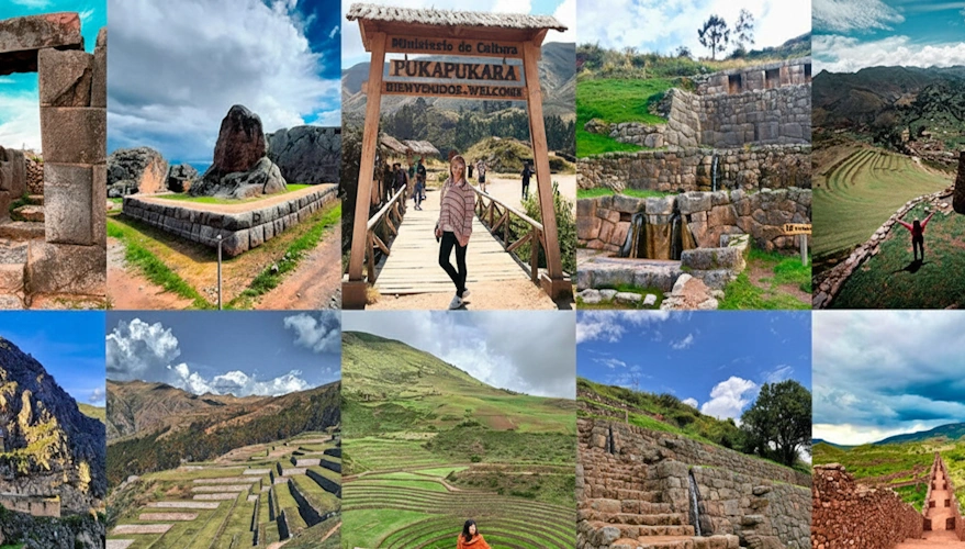 Pic collage of Sacsayhuman | Qori Qilka Adventures